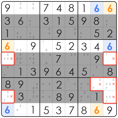sudoku hidden singles method